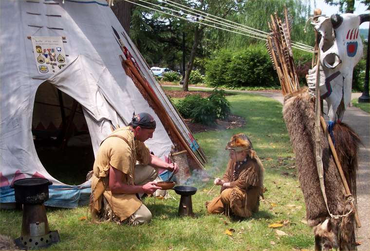 Tipi Stoves at the State House